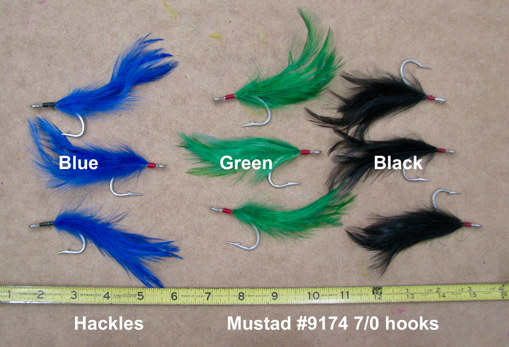 Dressed hooks, Hackles