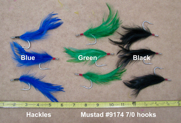 Dressed hooks, Hackles