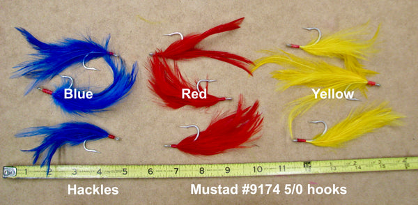 Dressed hooks, Hackles