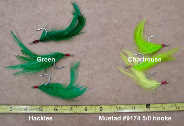 Dressed hooks, Hackles