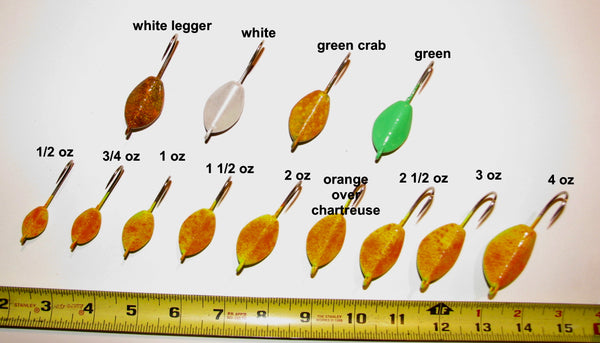 Blackfish Jigs, updated Banana Head style